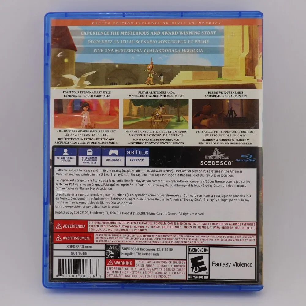 Girl and the Robot: Deluxe Edition (Sony PlayStation 4, 2017)